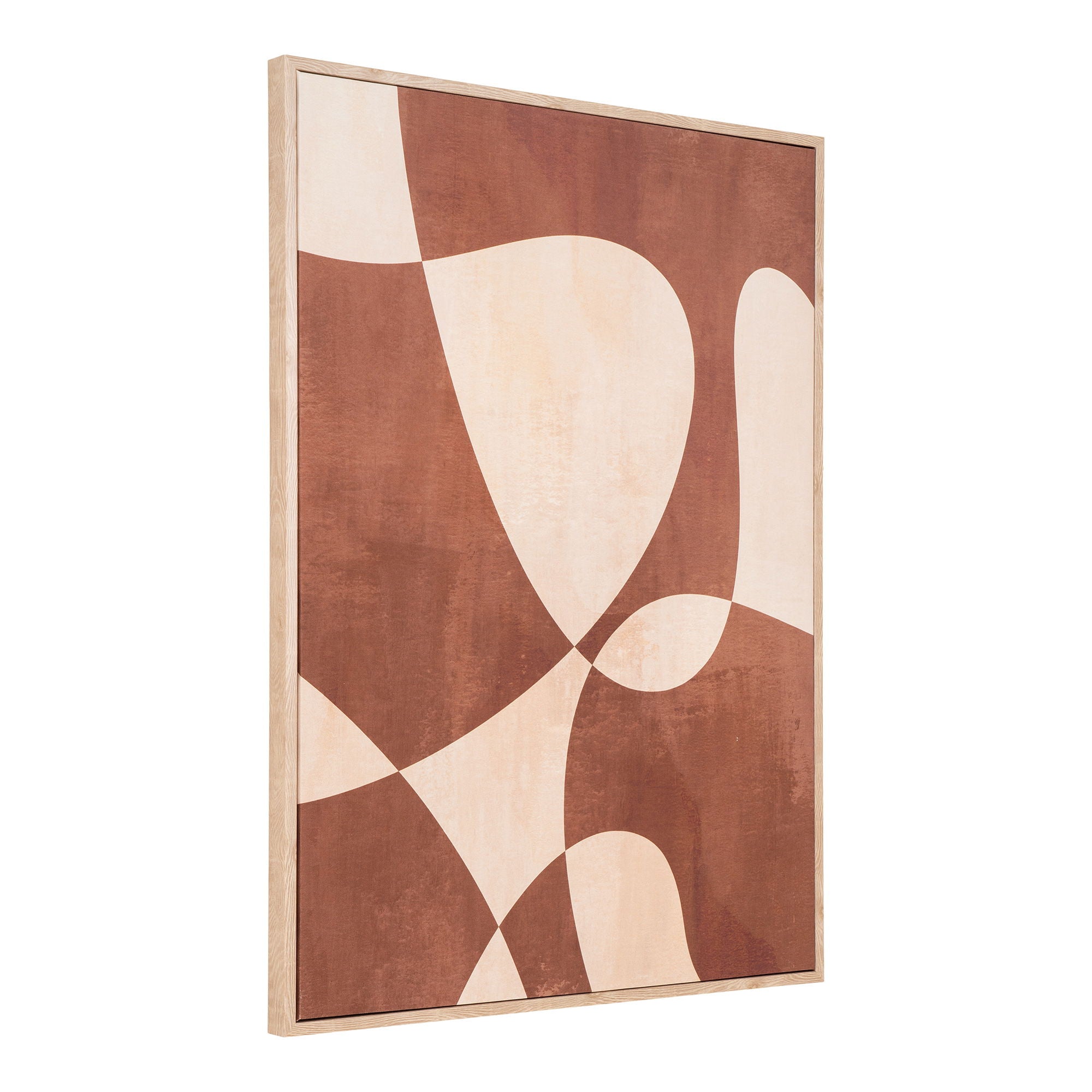 Farbe Cape Town – Leinwandbild, braun/beige, 50×70 cm